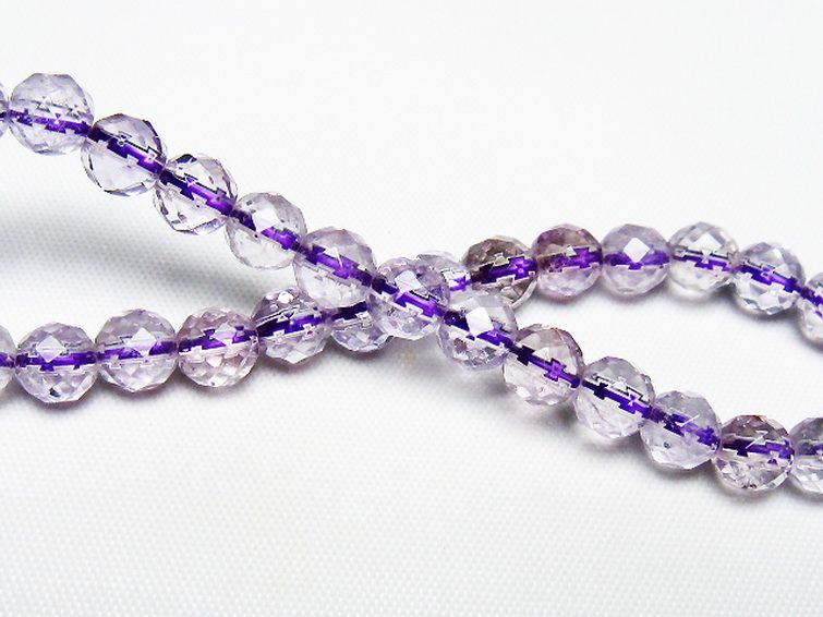 アメジスト ブレスレット 6mm [t404-1549] 2枚目