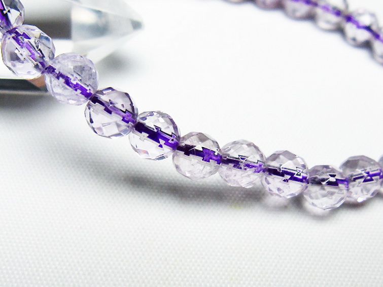 アメジスト ブレスレット 6mm [t404-1549] 3枚目