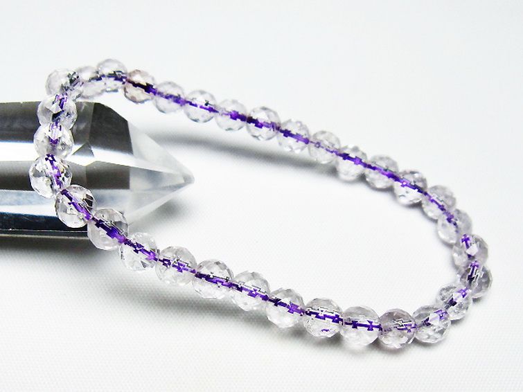 アメジスト ブレスレット 6mm [T404-1556] 1枚目