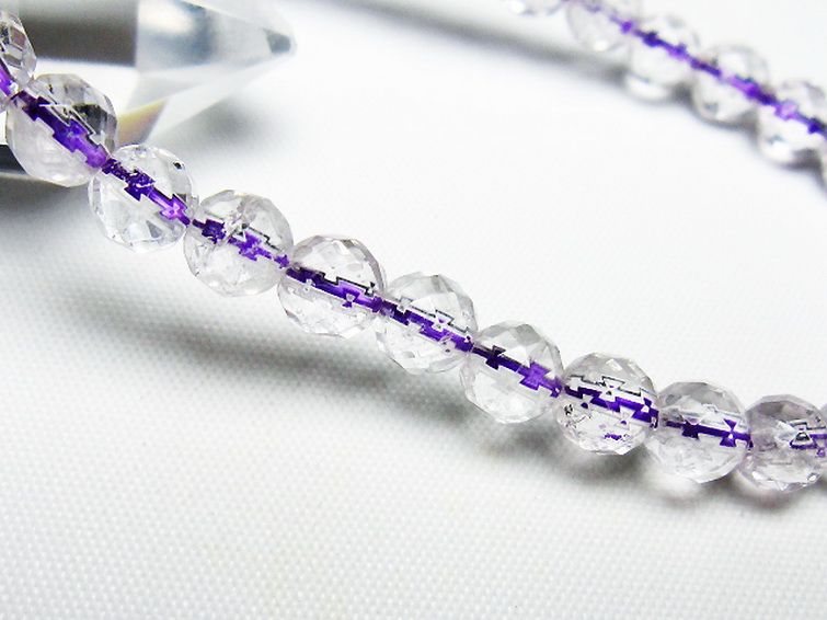アメジスト ブレスレット 6mm [T404-1556] 3枚目