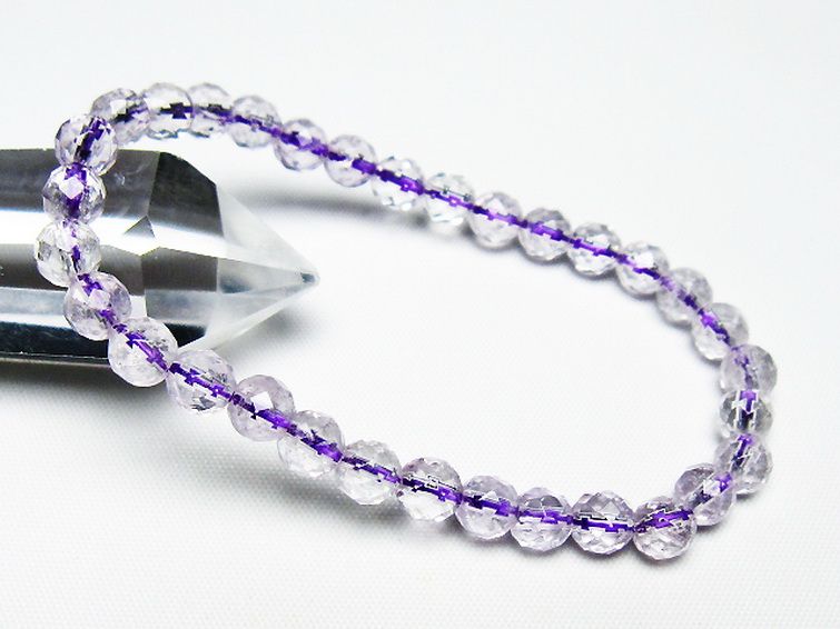 アメジスト ブレスレット 6mm [t404-1559] 1枚目