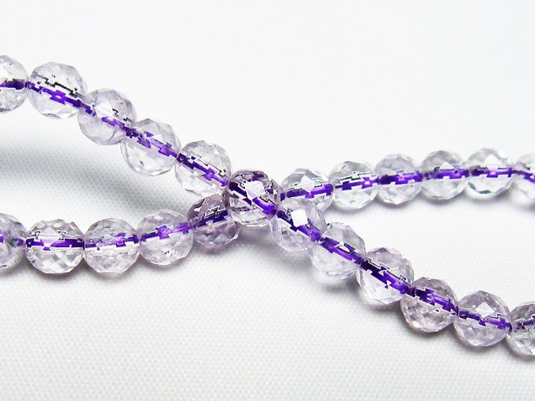 アメジスト ブレスレット 6mm [t404-1559] 2枚目