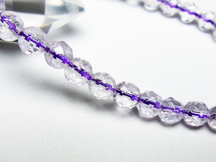 アメジスト ブレスレット 6mm [t404-1559] 3枚目