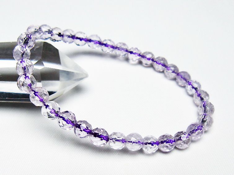 アメジスト ブレスレット 6mm [t404-1561] 1枚目
