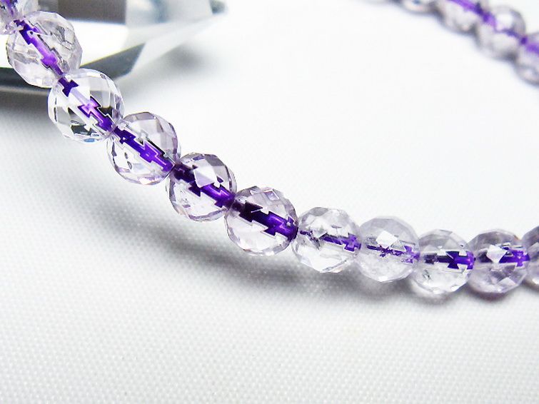 アメジスト ブレスレット 6mm [t404-1561] 3枚目