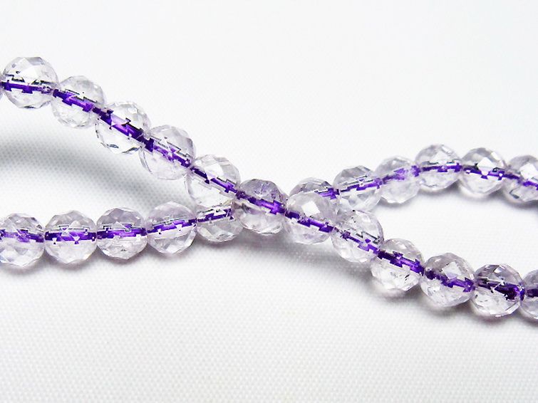 アメジスト ブレスレット 6mm [T404-1562] 2枚目