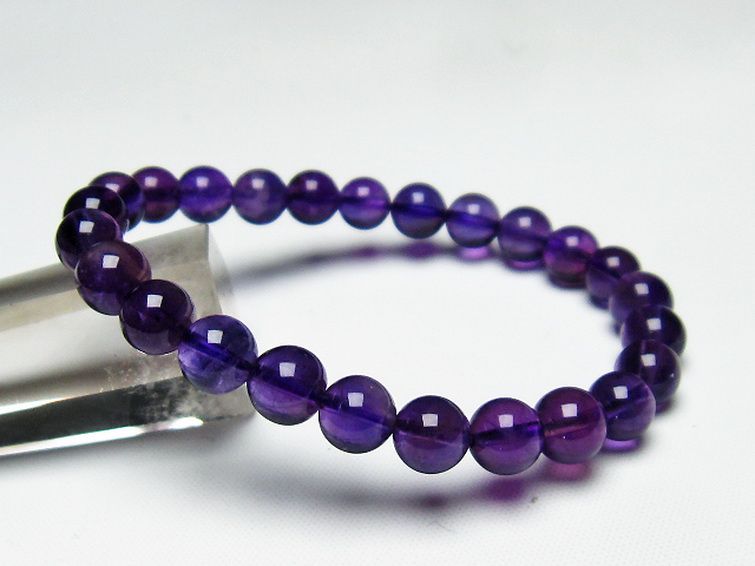 アメジスト ブレスレット 7mm [T406-2680] 1枚目