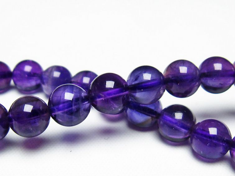 アメジスト ブレスレット 7mm [T406-2680] 2枚目
