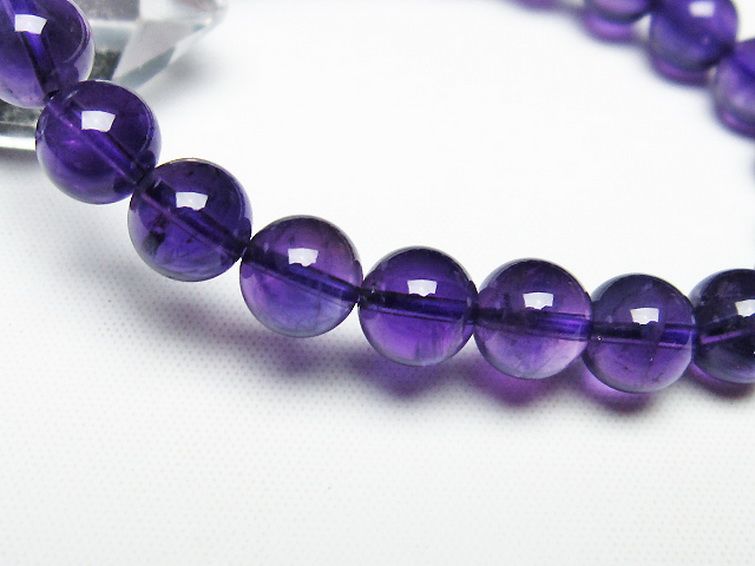 アメジスト ブレスレット 8mm [T406-3111] 3枚目