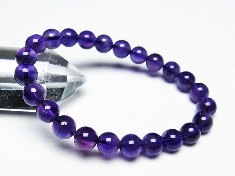 アメジスト ブレスレット 7mm [t406-3338] 1枚目