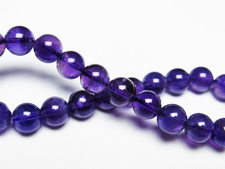 アメジスト ブレスレット 7mm [t406-3338] 2枚目
