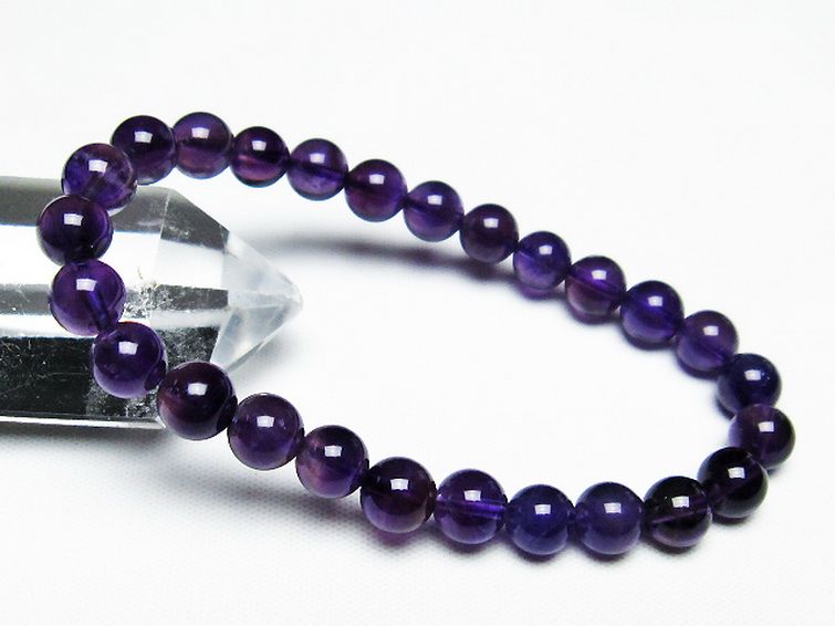 アメジスト ブレスレット 7mm [t406-3364] 1枚目
