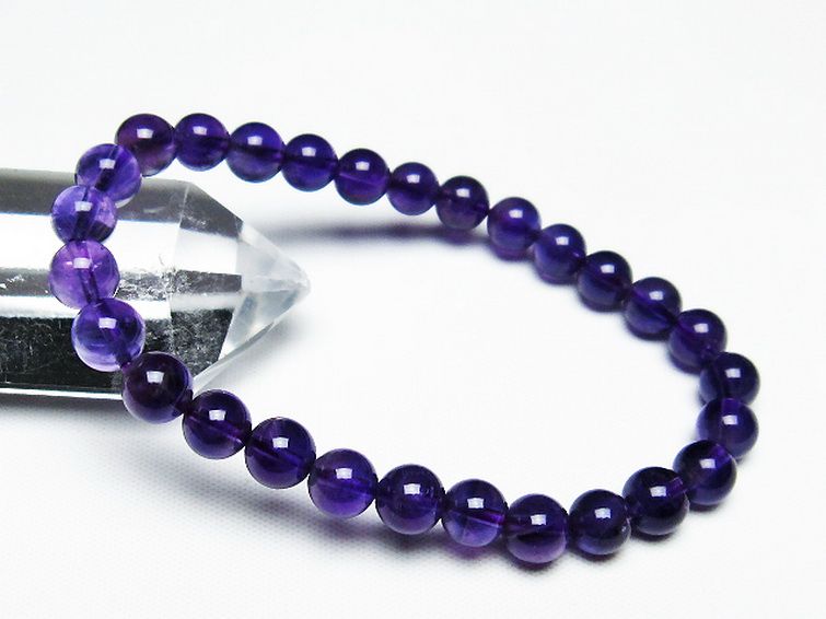 アメジスト ブレスレット 7mm [t406-3403] 1枚目