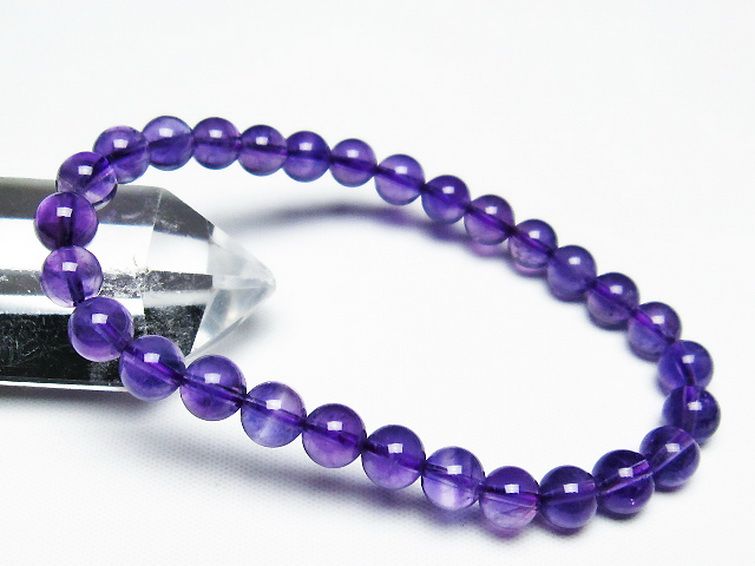 アメジスト ブレスレット 7mm [T406-3413] 1枚目