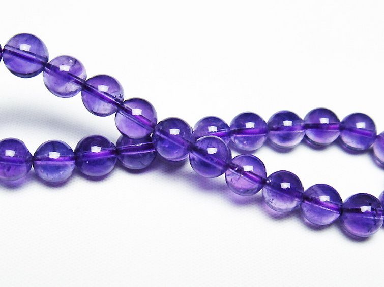 アメジスト ブレスレット 7mm [T406-3414] 2枚目
