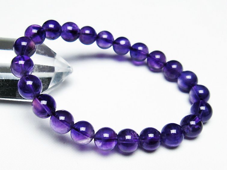 アメジスト ブレスレット 8mm [t406-3435] 1枚目