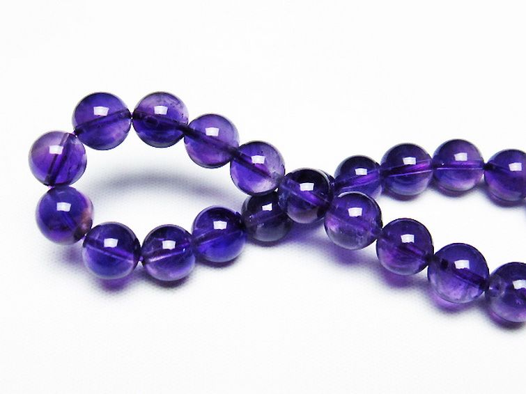アメジスト ブレスレット 8mm [t406-3435] 2枚目
