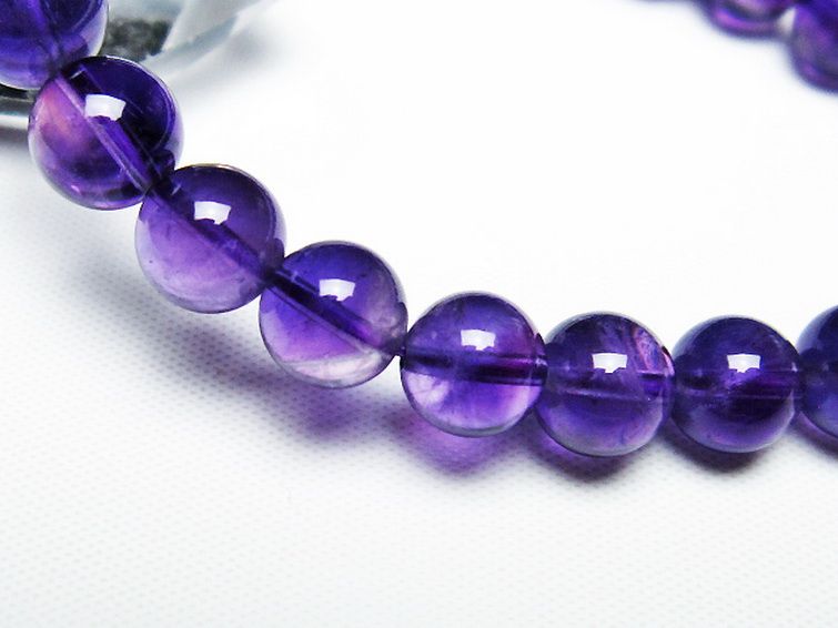 アメジスト ブレスレット 8mm [t406-3435] 3枚目