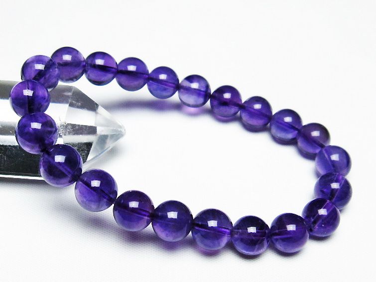 アメジスト ブレスレット 9mm [T406-3444] 1枚目