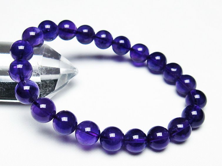 アメジスト ブレスレット 9mm [t406-3471] 1枚目