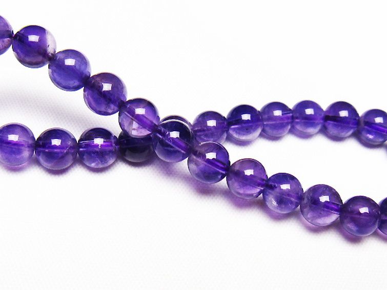 アメジスト ブレスレット 7mm [t406-3526] 2枚目