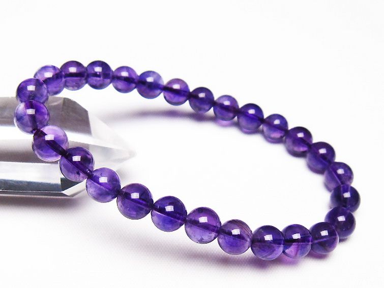 アメジスト ブレスレット 7mm [t406-3532] 1枚目