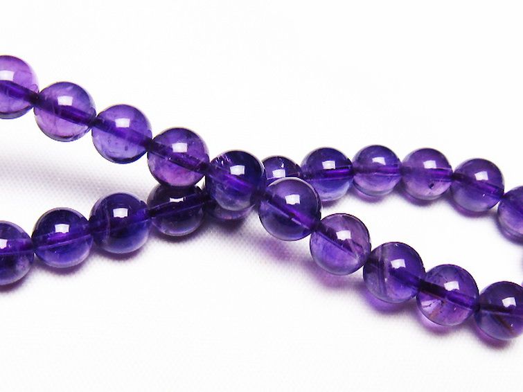 アメジスト ブレスレット 7mm [t406-3532] 2枚目