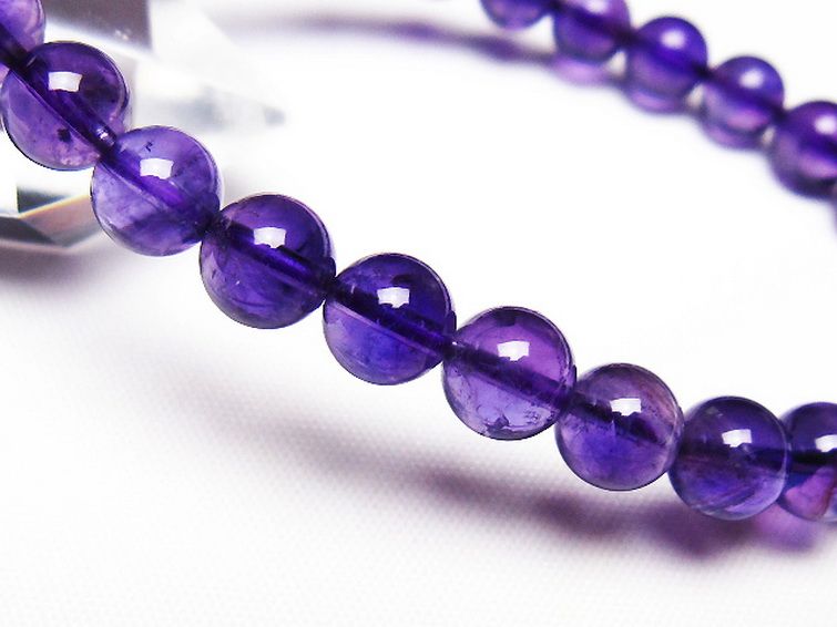 アメジスト ブレスレット 7mm [t406-3532] 3枚目