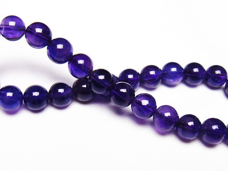 アメジスト ブレスレット 7mm [t406-3533] 2枚目