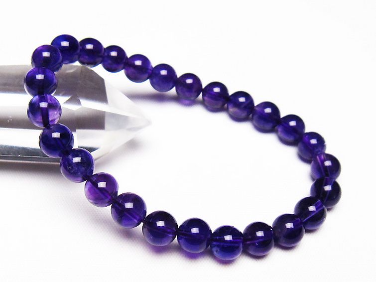 アメジスト ブレスレット 7mm [T406-3560] 1枚目