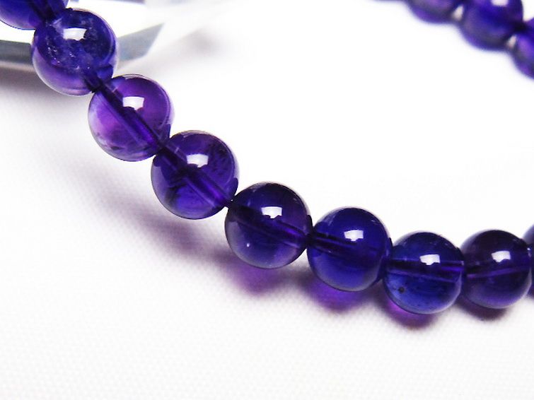 アメジスト ブレスレット 7mm [T406-3560] 3枚目
