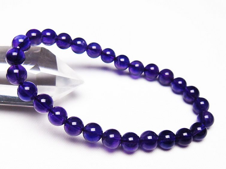 アメジスト ブレスレット 7mm [t406-3562] 1枚目