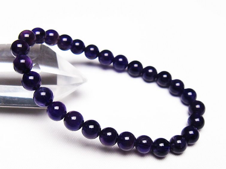 アメジスト ブレスレット 6mm [t406-3577] 1枚目