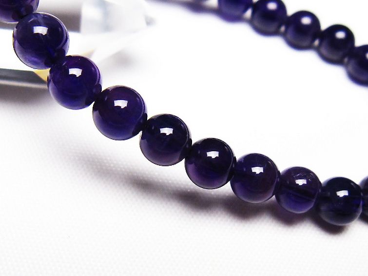 アメジスト ブレスレット 6mm [t406-3577] 3枚目