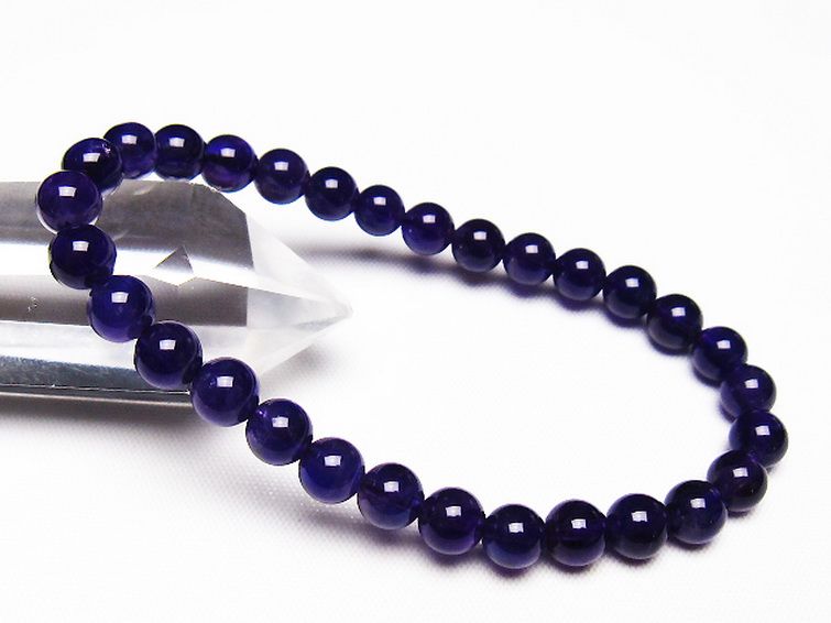アメジスト ブレスレット 6mm [T406-3579] 1枚目