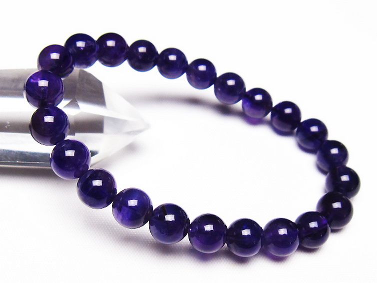 アメジスト ブレスレット 8mm [T406-3584] 1枚目