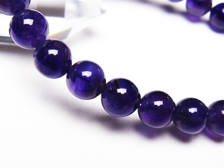 アメジスト ブレスレット 8mm [T406-3584] 3枚目