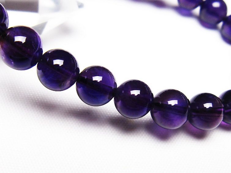 アメジスト ブレスレット 8mm [T406-3622] 3枚目