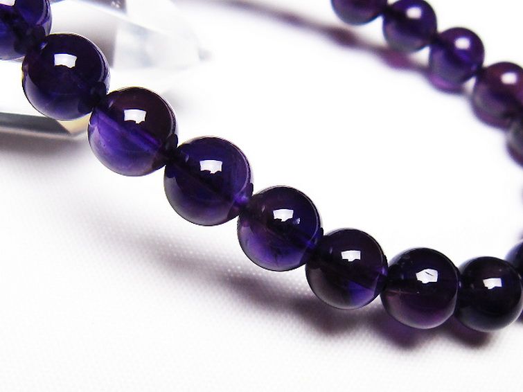 アメジスト ブレスレット 8mm [T406-3628] 3枚目