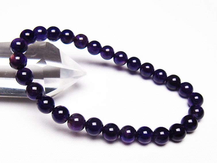 アメジスト ブレスレット 6mm [T406-3635] 1枚目