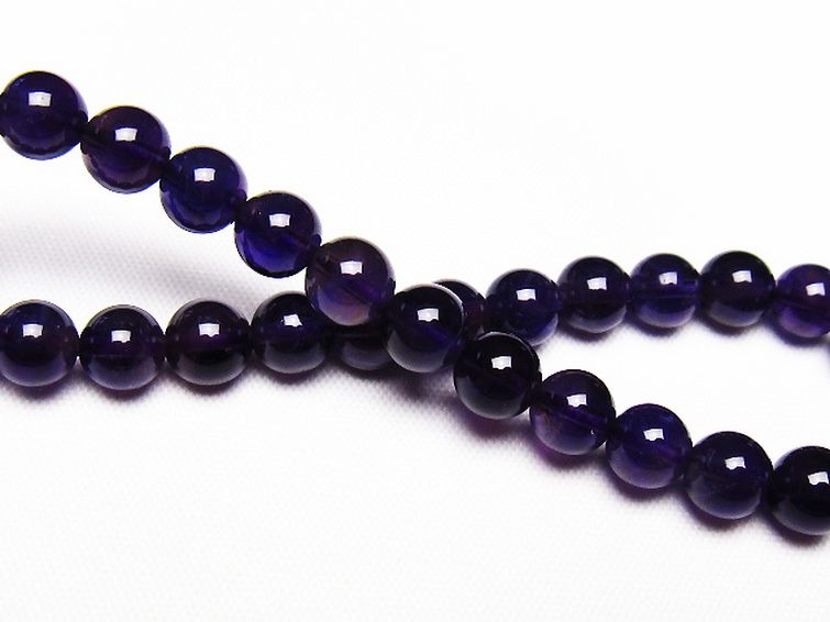 アメジスト ブレスレット 6mm [T406-3635] 2枚目