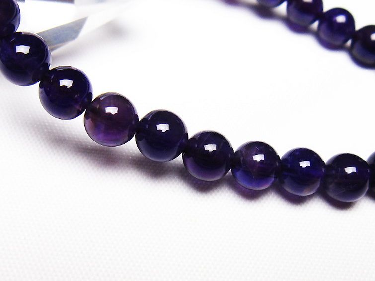 アメジスト ブレスレット 6mm [T406-3635] 3枚目