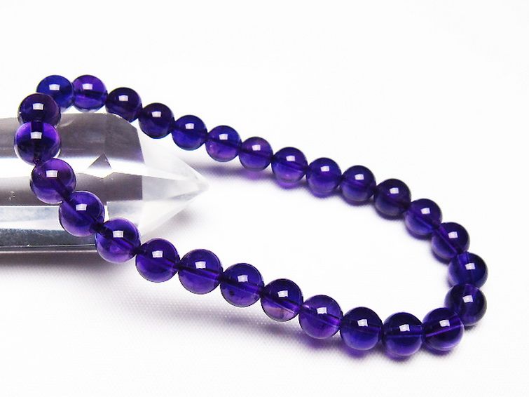 アメジスト ブレスレット 7mm [T406-3639] 1枚目
