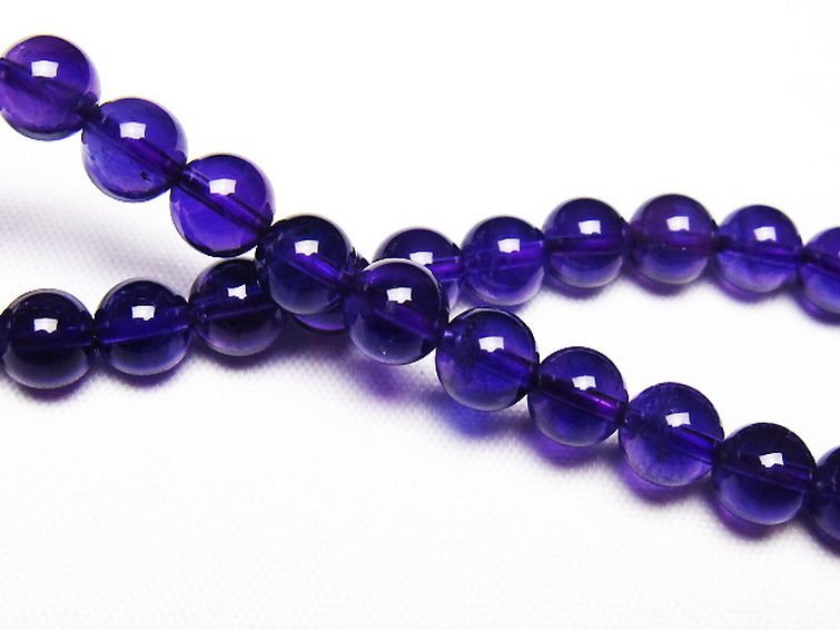 アメジスト ブレスレット 7mm [T406-3639] 2枚目