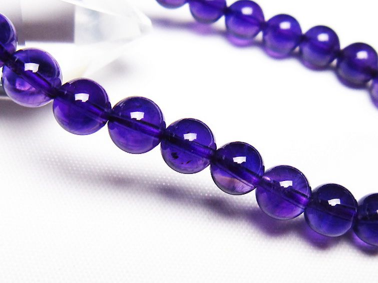 アメジスト ブレスレット 7mm [T406-3639] 3枚目