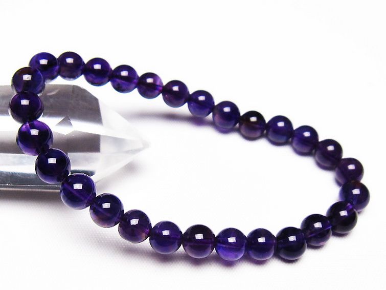 アメジスト ブレスレット 7mm [T406-3641] 1枚目
