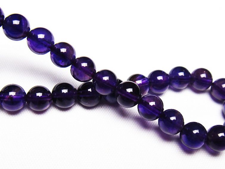 アメジスト ブレスレット 7mm [T406-3641] 2枚目