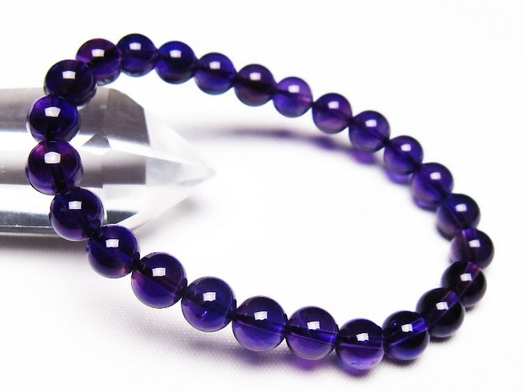 アメジスト ブレスレット 7mm [T406-3643] 1枚目