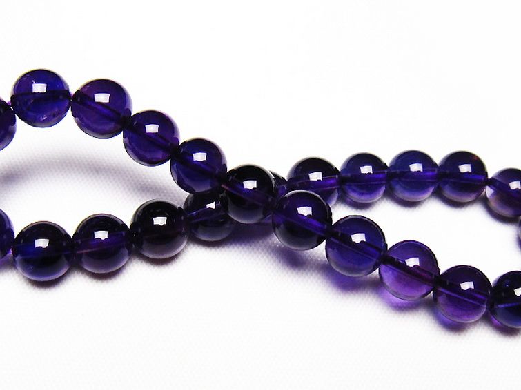 アメジスト ブレスレット 7mm [T406-3643] 2枚目