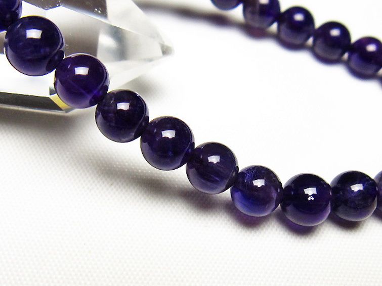 アメジスト ブレスレット 7mm [t406-3730] 3枚目